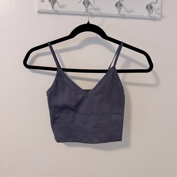 Navy Blue Crop Top from Dynamite - Picture 1 of 2